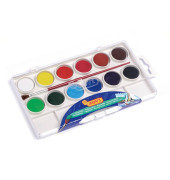 Farbkasten, 800/12, Wasserfarbe, 12 Farben, farbig sortiert