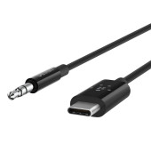 USB-Adapter F7U079BT03-BLK, 0,9m, USB-C auf 3,5mm Klinke, schwarz