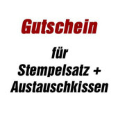 Gutschein für Stempelplatte für 5203 ohne Logo