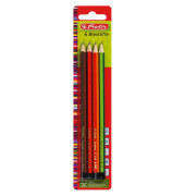 Bleistift-Set Scolair, 8670051, 4x farbig sortiert, k.A., H/HB/B/2B