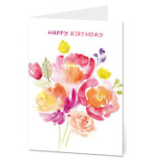 Geburtstagskarten Happy Birthday LU2033 11,5cm x 17,5cm (BxH) 260g Motiv Chromopapier FSC