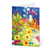 Grußkarten Blumenwiese LU1736 11,5cm x 17,5cm (BxH) 260g Motiv Chromopapier FSC