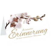 Trauerkarten Erinnerung LU1914 17,5cm x 11,5cm (BxH) 260g Motiv Chromopapier FSC