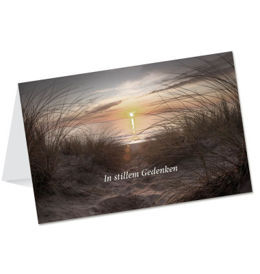 Trauerkarten Meer LU1039 17,5cm x 11,5cm (BxH) 260g Motiv Chromopapier FSC Trauerkarten Meer LU1039 17,5cm x 11,5cm (BxH) 260g Motiv Chromopapier FSC