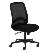 B&uuml;rostuhl myTRITON, schwarz / schwarz, bis 110kg, ohne Kopfst&uuml;tze