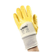Arbeitshandschuhe, Nitril, gelb, Größe 10 / XL