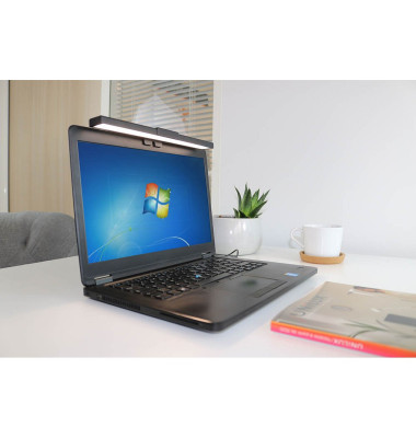 TRAVELIGHT Notebook-Klemmleuchte schwarz 4 W