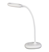 LED-Schreibtischlampe GALY, weiß, mit Standfuß, dimmbar