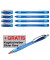 Kugelschreiber Slider Memo XB blau Schreibfarbe blau + GRATIS Kugelschreiber Slider Rave blau