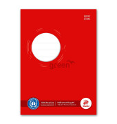 Heftumschl&auml;ge Green 794004515 rot 15,2x21,2cm