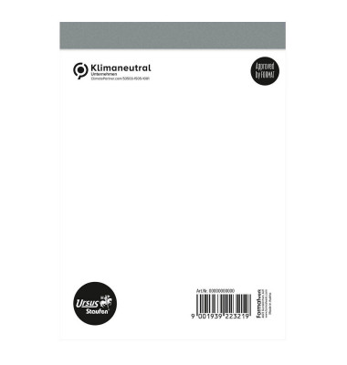 Notizblock 60845400, blanko, A6, 70g, 50 Blatt