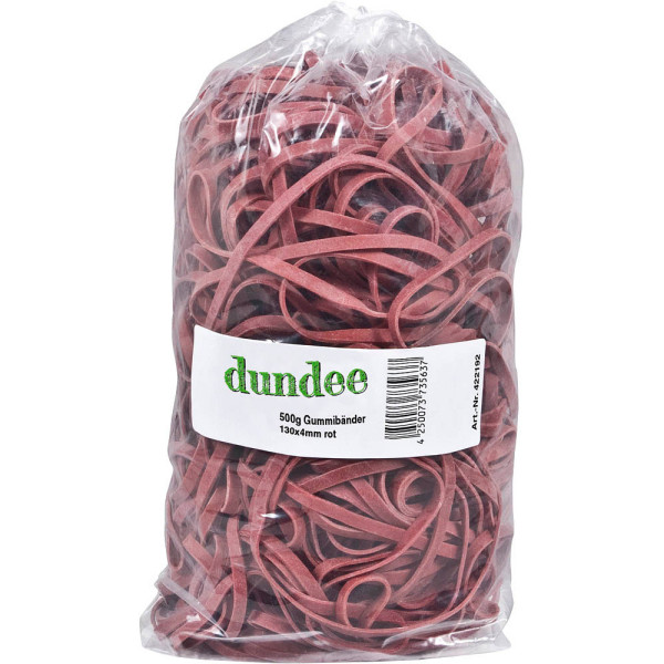 4250073735637 - Gummibänder rot 4 x 130 mm 4250073735637 500 Gramm 4250073735637 - Gummibänder rot 4 x 130 mm 4250073735637 500 Gramm