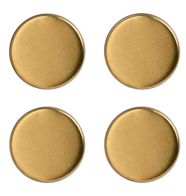 Haftmagnete 11234 rund 23x9mm (ØxH) gold