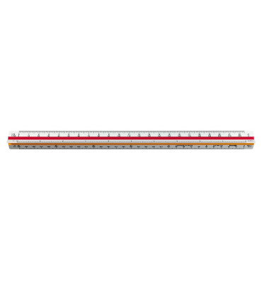 Dreikantlineal Typ 1 30,0 cm, weiß Dreikantlineal Typ 1 30,0 cm, weiß