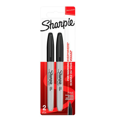 Permanentmarker Fine Point, 1985860, Pack, schwarz, 0,9mm Rundspitze