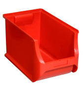 Sichtlagerkasten ProfiPlus Box 4H 456281 X8 Größe 4 außen: 355x205x200mm Polypropylen rot