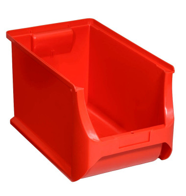 Sichtlagerkasten ProfiPlus Box 4H 456281 X8 Größe 4 außen: 355x205x200mm Polypropylen rot
