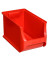 Sichtlagerkasten ProfiPlus Box 4H 456281 X8 Größe 4 außen: 355x205x200mm Polypropylen rot