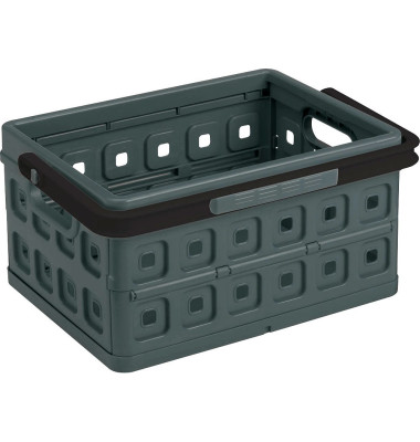 Aufbewahrungsbox the flap-line H6180588, 24 Liter, für A4, außen 440x315x210mm, Copolymer Polypropylen anthrazit