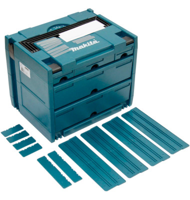 Makita Werkzeugkoffer MAKSTOR 4.5 P-84349 blau 295x320x395mm leer  