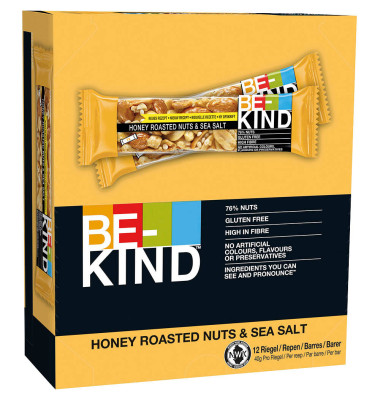 Honey Roasted Nuts & Sea Salt Nussriegel 12 Riegel