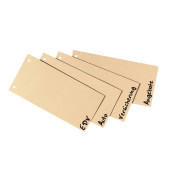 Trennstreifen 100110259432637 beige 250g gelocht 24x10cm