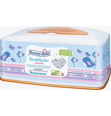 Feuchtt&uuml;cher 2094715, sensitiv, 1-lagig