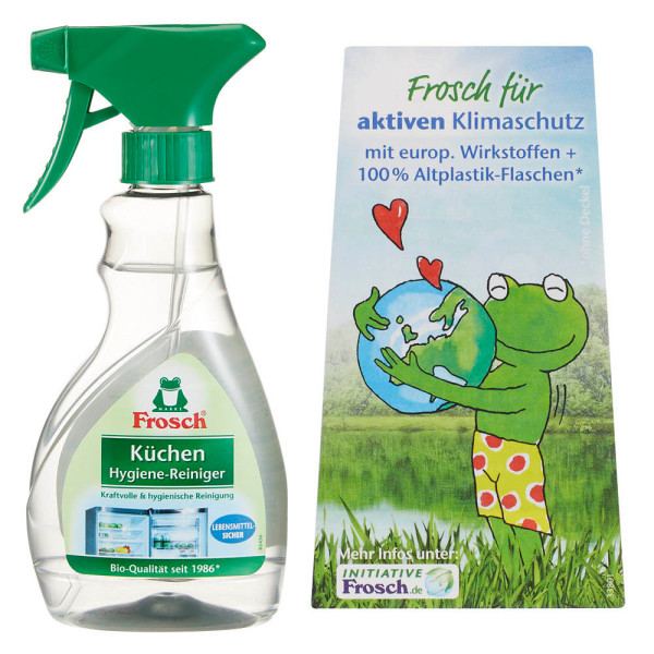 4001499926143 - Frosch Küchen-Hygienereiniger 300 ml Sprühflasche 4001499926143 - Frosch Küchen-Hygienereiniger 300 ml Sprühflasche
