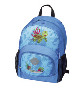 Kindergartenrucksack Schildkröte Kunstfaser blau