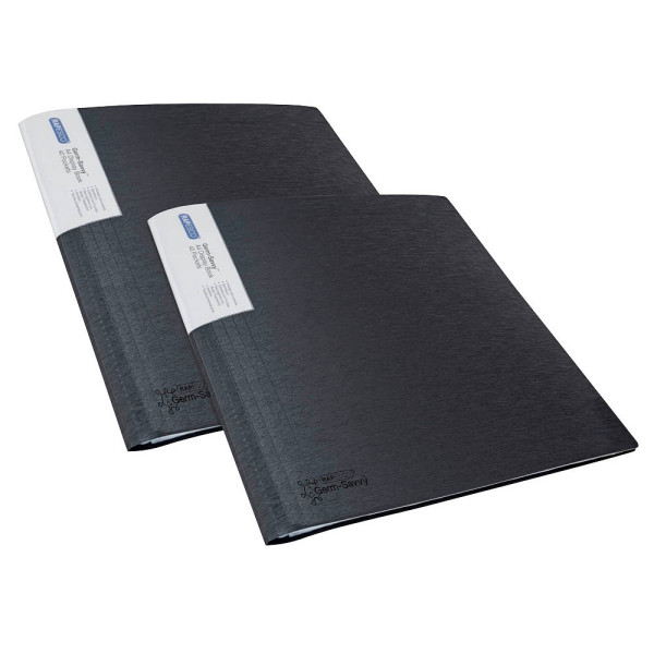 5018505050845 - Sichtbuch Germ-Savvy 1644 schwarz A4 mit 40 Hüllen Polypropylen (PP) 5018505050845 2 Stück 5018505050845 - Sichtbuch Germ-Savvy 1644 schwarz A4 mit 40 Hüllen Polypropylen (PP) 5018505050845 2 Stück