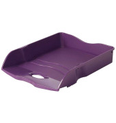 Briefablage Re-LOOP 10298-957, C4, lila, 100% Recyclingmaterial stapelbar