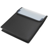 Rucksackeins&auml;tze 1442482 VELOBAG, schwarz, mit Klettverschluss