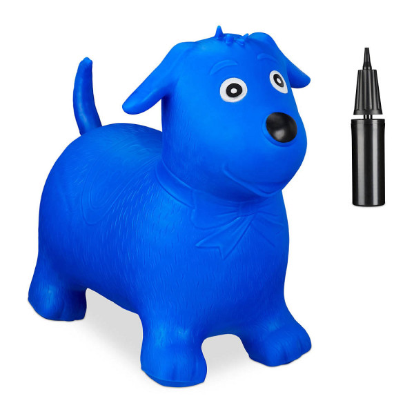 4052025909697 - relaxdays Hüpftier Hund blau 4052025909697 - relaxdays Hüpftier Hund blau