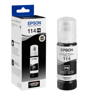 Druckerpatrone 114/T07B1 C13T07B140 (kompatibel zu Epson 114 / T07B1), fotoschwarz, ca. 2300 Seiten