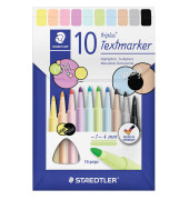 Textmarker triplus textsurfer, 362 C10, Etui, 10-farbig sortiert, 1-4mm Rundspitze