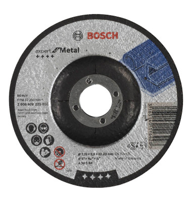 Trennscheibe gekröpft Expert for Metal für Eisenmetall, Stahl