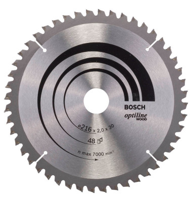 Optiline Wood Kreissägeblatt 216,0 mm