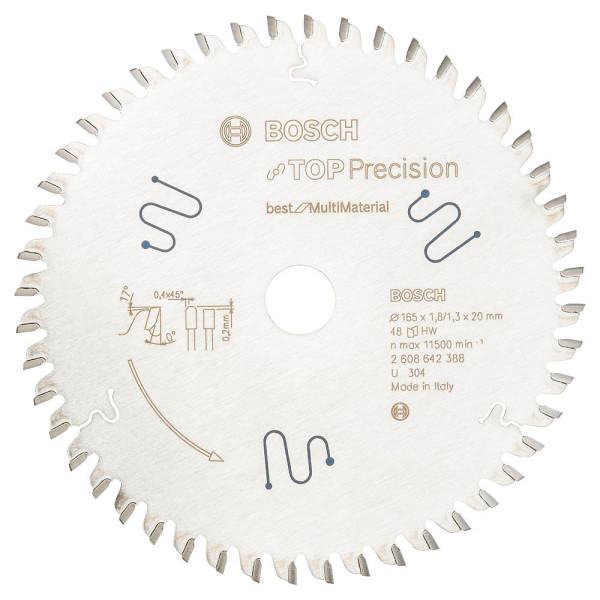 3165140636896 - AKTION BOSCH Best for Multi Material Kreissägeblatt 1650 mm 48 Zähne mit Prämie nach Registrierung 3165140636896 - AKTION BOSCH Best for Multi Material Kreissägeblatt 1650 mm 48 Zähne mit Prämie nach Registrierung