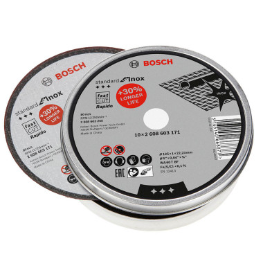 Trennscheiben Standard for Inox 10-teilig