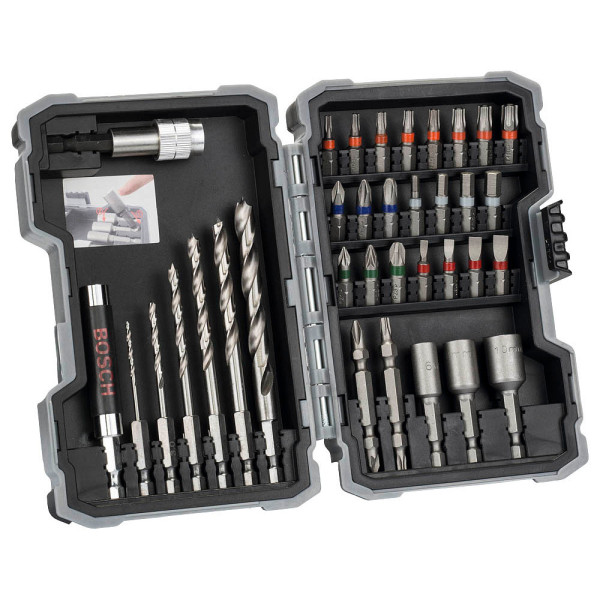 3165140771481 - Holzbohrer-und Bit-Set Extra Hard 35-teilig Bohrer- & Bit-Satz 2607017327