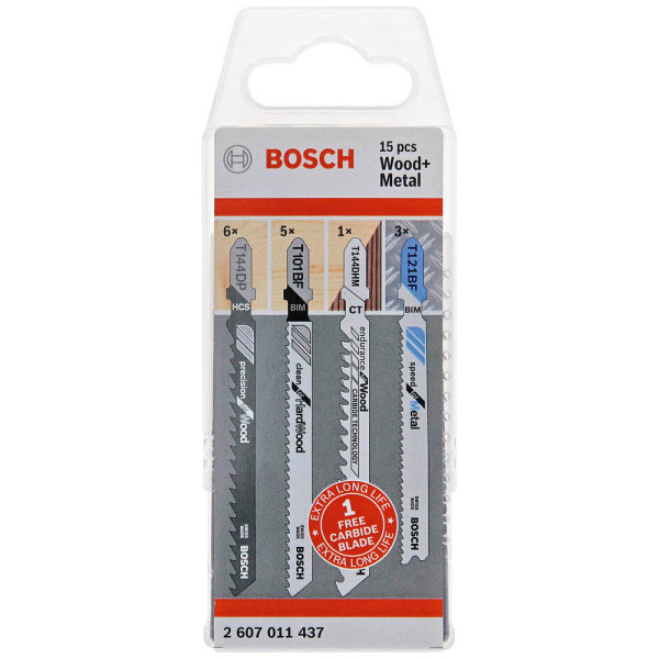 3165140997751 - AKTION BOSCH Wood and Metal Stichsägeblätter-Set 15-teilig 1 Set mit Prämie nach Registrierung