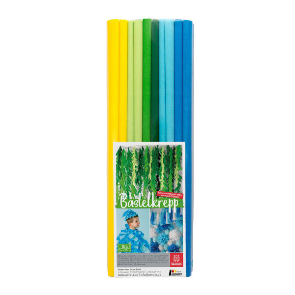 4005063276924 - Krepppapier Maritim farbsortiert 31 g qm 4005063276924 794043000 10 Rolle 4005063276924 - Krepppapier Maritim farbsortiert 31 g qm 4005063276924 794043000 10 Rolle