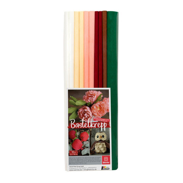 4005063276948 - Krepppapier Herbst farbsortiert 31 g qm 4005063276948 794044000 10 Rolle 4005063276948 - Krepppapier Herbst farbsortiert 31 g qm 4005063276948 794044000 10 Rolle