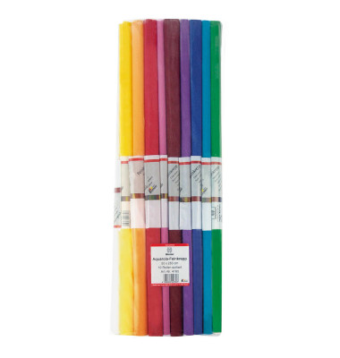 Krepppapier farbsortiert farbecht 32 g/qm Krepppapier farbsortiert farbecht 32 g/qm