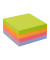 Haftnotizen 5654-97BOX, Recycling, 75x75mm, farbig sortitert (gr&uuml;n/orange/pink/violett), quadratisch