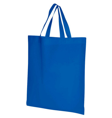 Stofftasche unbedruckt Kunstfaser blau Stofftasche unbedruckt Kunstfaser blau