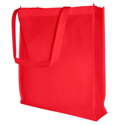 Stofftasche unbedruckt Kunstfaser rot Stofftasche unbedruckt Kunstfaser rot