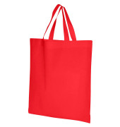 Stofftasche unbedruckt Kunstfaser rot