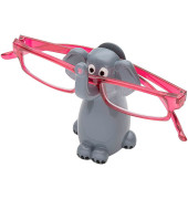 Brillenhalter Elefant grau