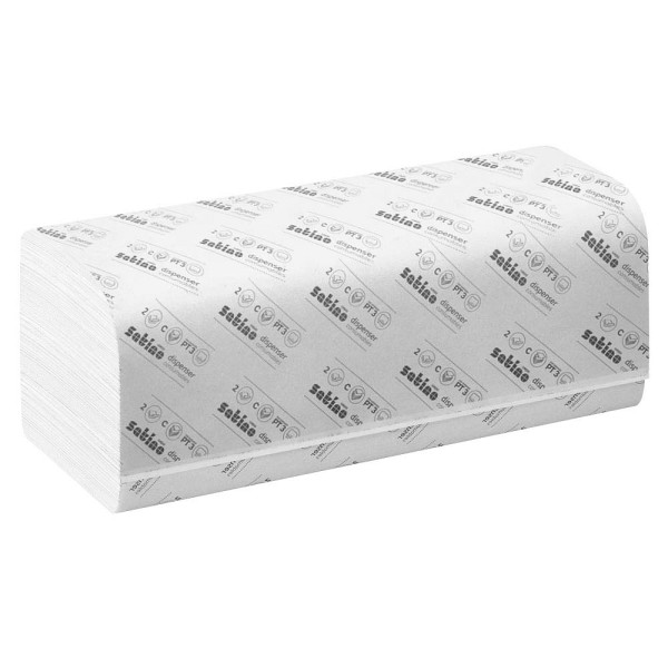 4000735343058 - Falthandtücher Satino Comfort 277410 25x33cm 2-lagig Lagenfalz (C-Falz) hochweiß Recyclingpapier 4000735343058 3072 Blatt